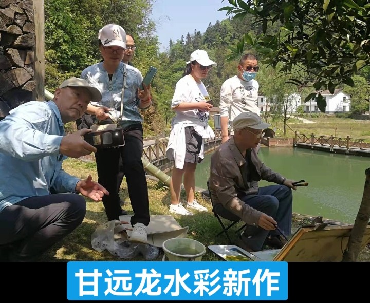 甘远龙水彩新作&邹丽卿诗歌：水彩画的背后——写在欣赏甘远龙水彩新作之后（图2）