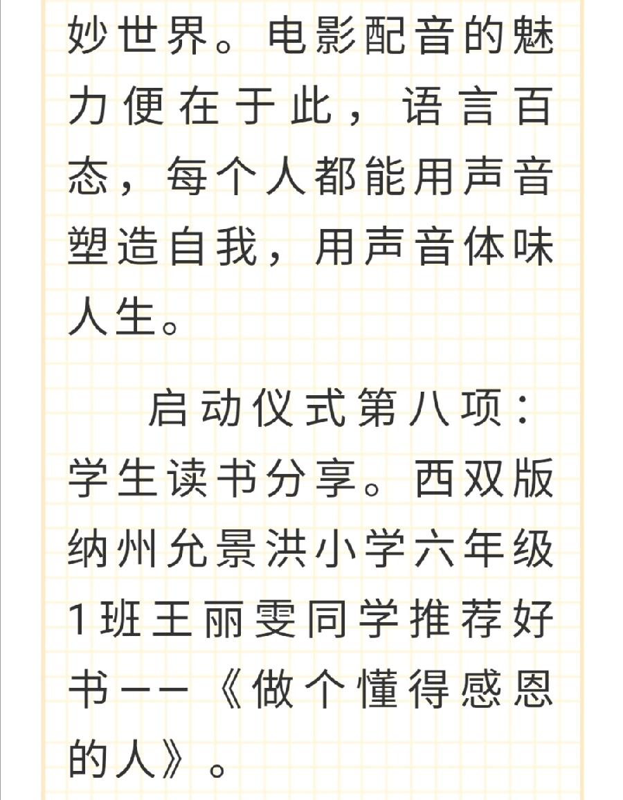 【允美教育】西双版纳州允景洪小学举行“护苗联盟·绿书签行动”暨“允美书苑”启动仪式（图17）