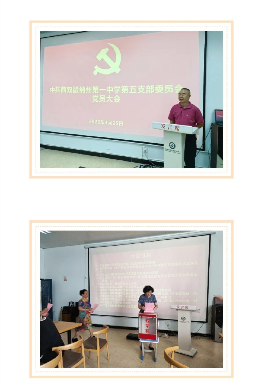 中共西双版纳州第一中学委员会开展支部换届选举工作（图9）