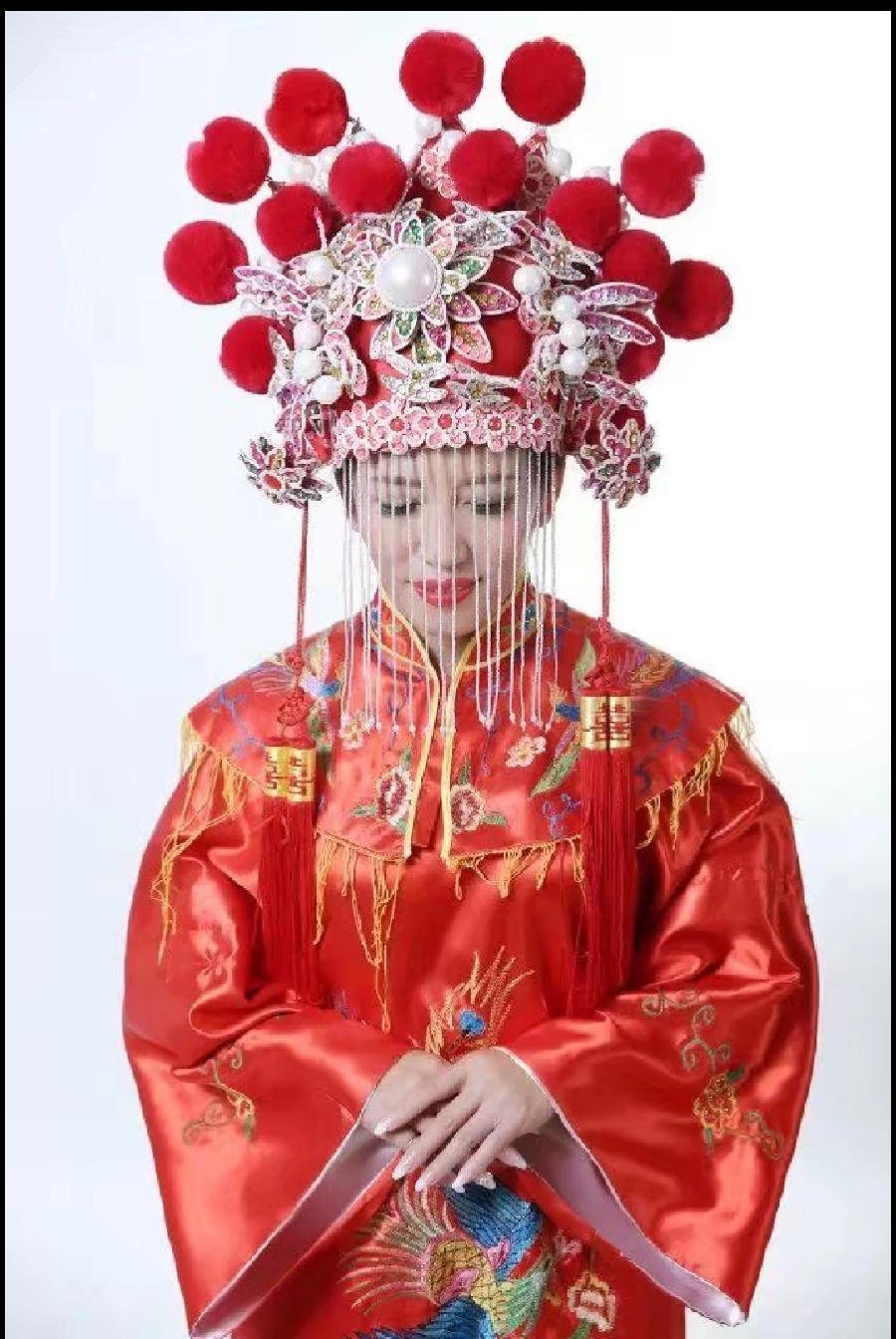 暢想湘绣清明上河图作者孙秀兰雪松（图7）
