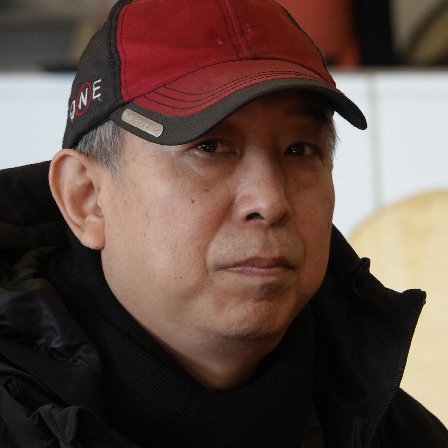 艺术家萧宽和著名诗人王爱红在一起(图23)