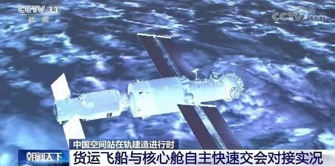 天净沙-天舟四号速吻太空站天和舱 文/冯志清【冰心文化传媒】(图6)