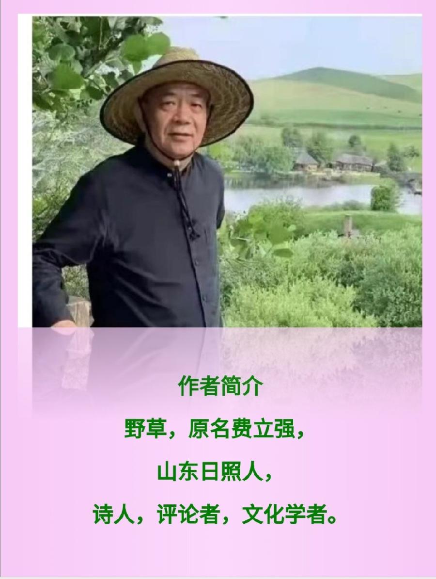 [北京头条]山东知名诗人费立强(野草)老师的作品/诗词小集/同醉外四首，主播/天乐（图12）