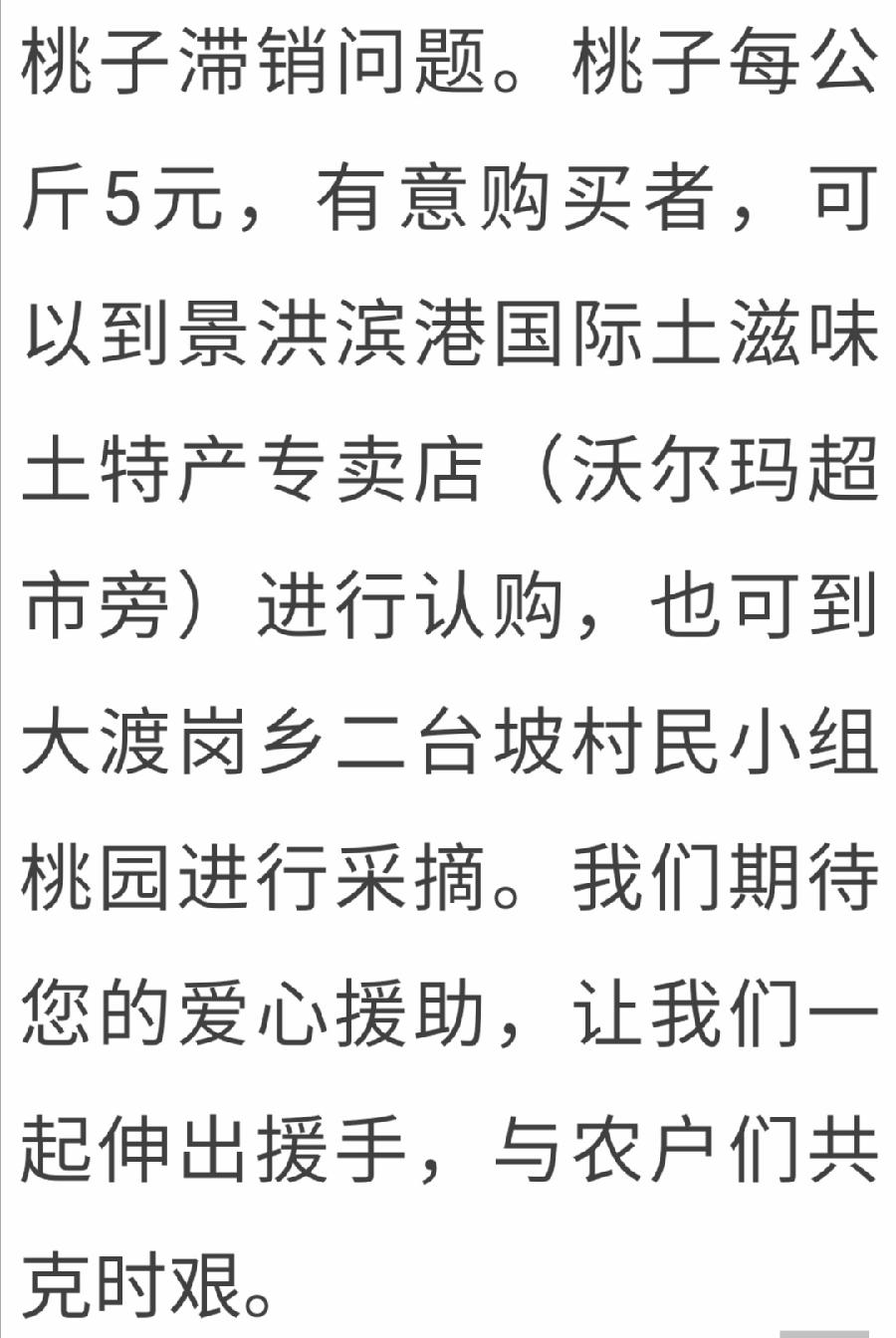 爱心助农，新鲜桃子欢迎品尝（图3）