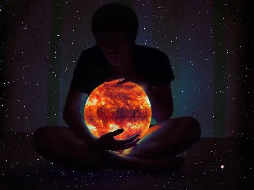 〔中国诗人〕《我的大脑是一个小宇宙》太阳天子／诗／书法