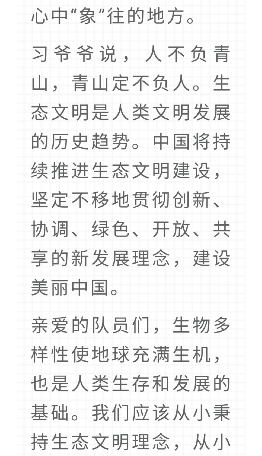 【允美教育】我校少先队员代表参加西双版纳州“六·一”网上主题队课视频《“象”往的地方》（图12）