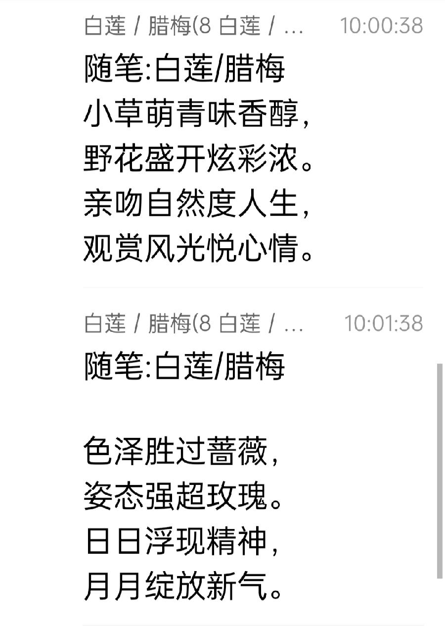 【雅诗总会】精美藏头诗欣赏‖作者:白莲/腊梅（图21）