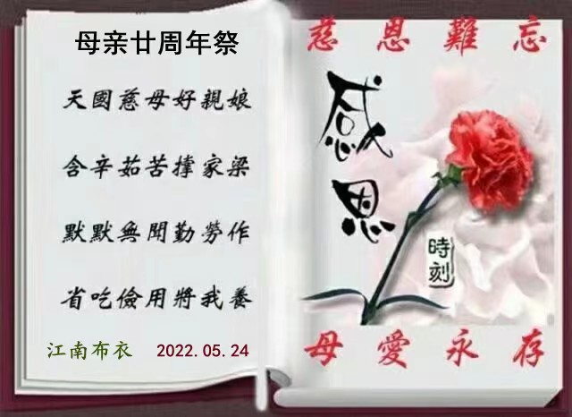 《“子欲养而亲不待”的悔悟——写在母亲去世20周年》作者/江南布衣 主播/一土黄沙 审核/庆福