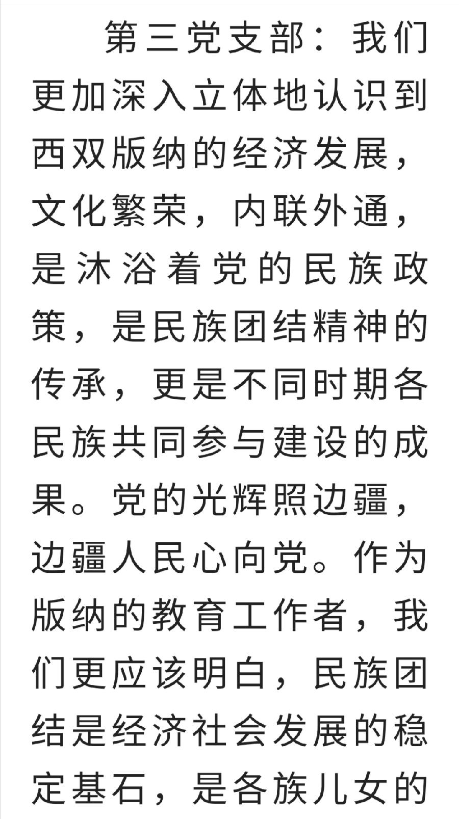 西双版纳州第一中学党委开展“铸牢中华民族共同体意识”主题教育活动州一中党政办（图10）