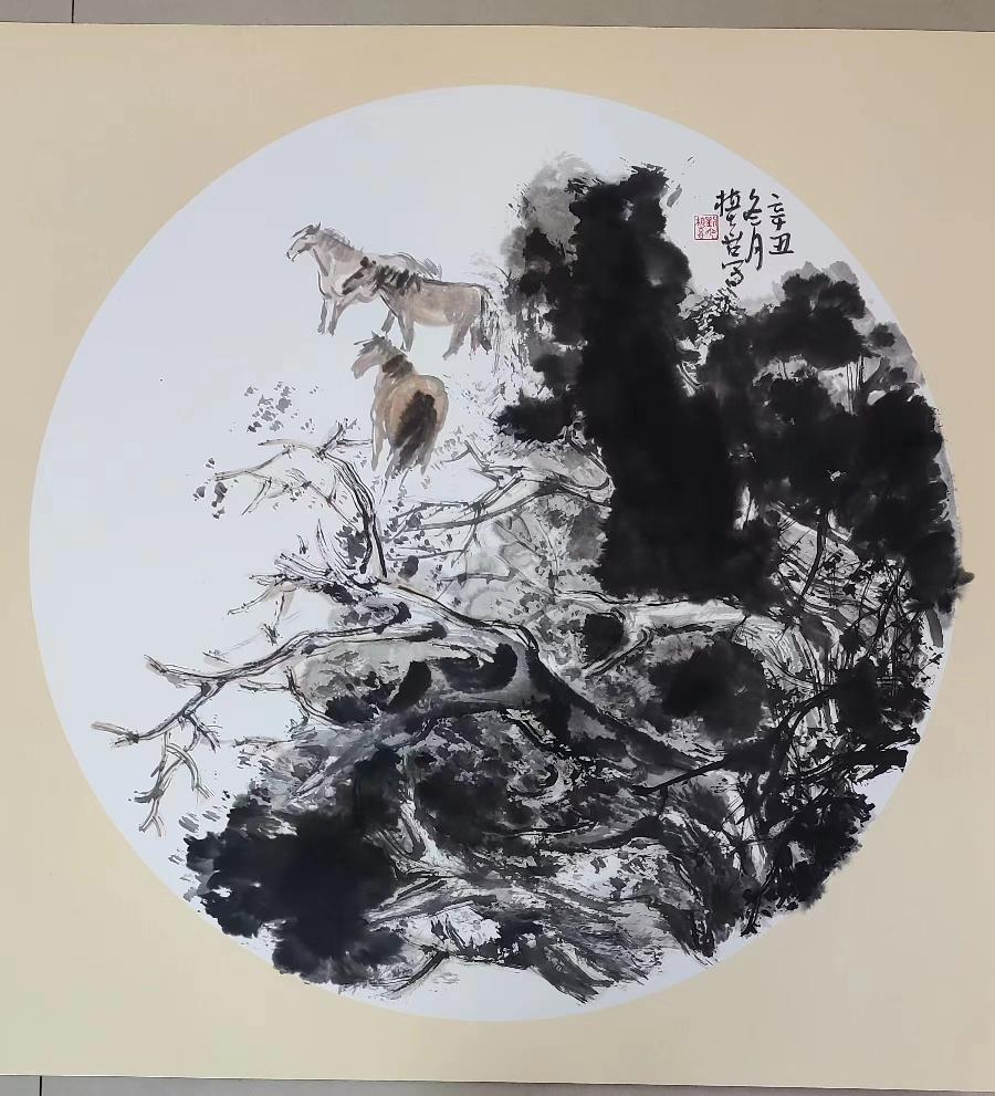 【雅诗总会】飞驰在艺术田园的灵动——著名画家刘植喜作品欣赏（图4）