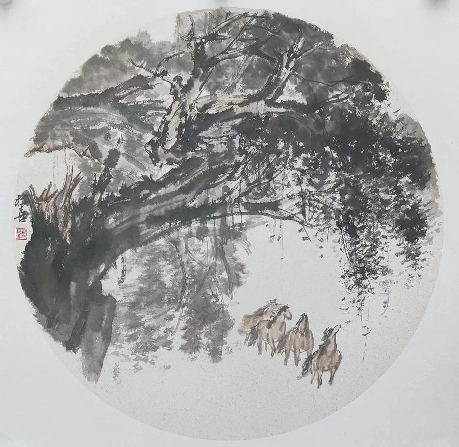【雅诗总会】飞驰在艺术田园的灵动——著名画家刘植喜作品欣赏（图5）