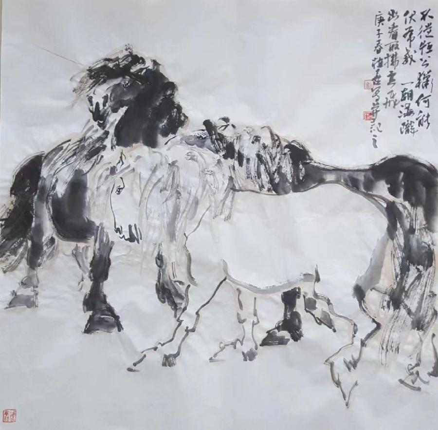 【雅诗总会】飞驰在艺术田园的灵动——著名画家刘植喜作品欣赏（图7）