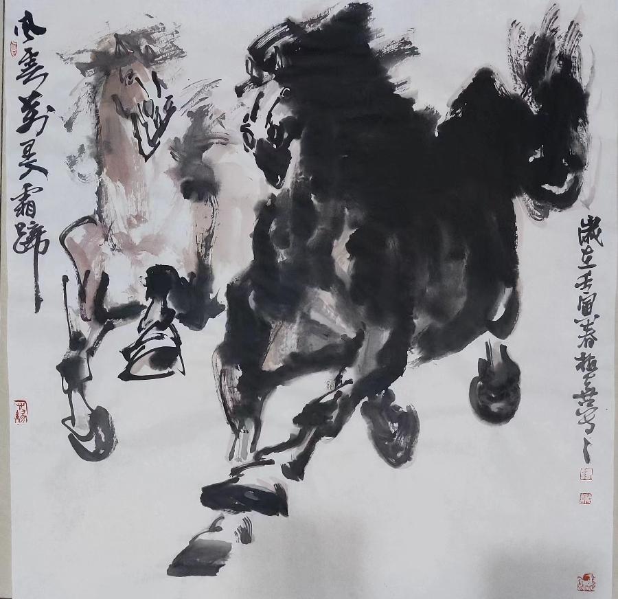 【雅诗总会】飞驰在艺术田园的灵动——著名画家刘植喜作品欣赏（图11）