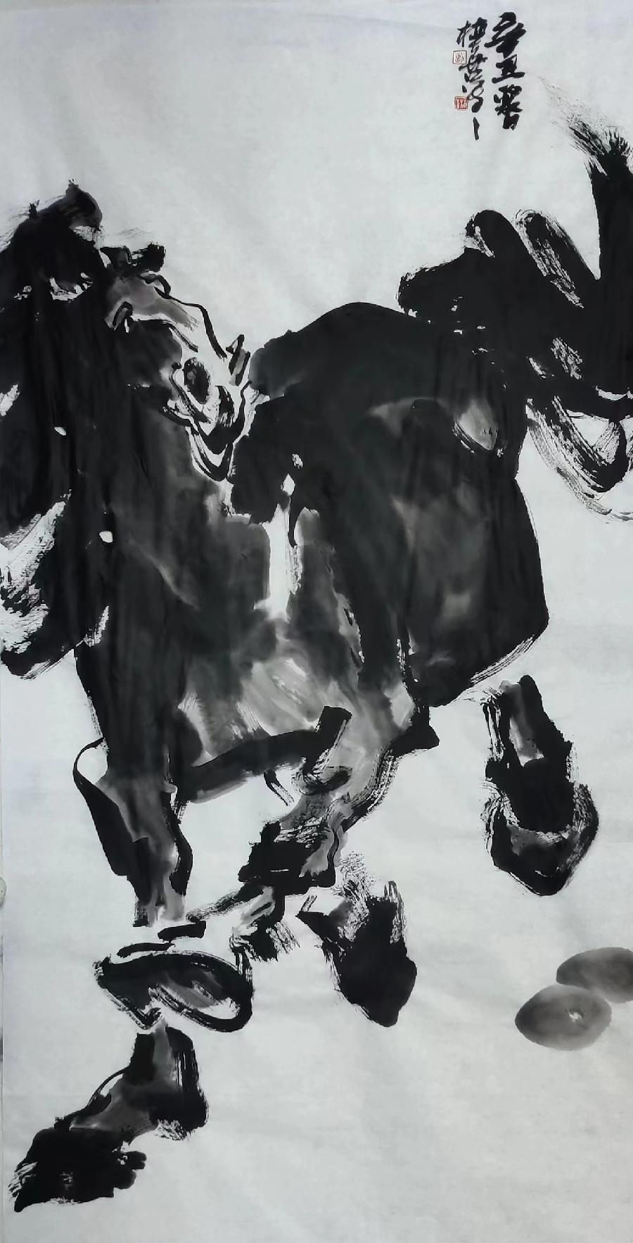 【雅诗总会】飞驰在艺术田园的灵动——著名画家刘植喜作品欣赏（图14）