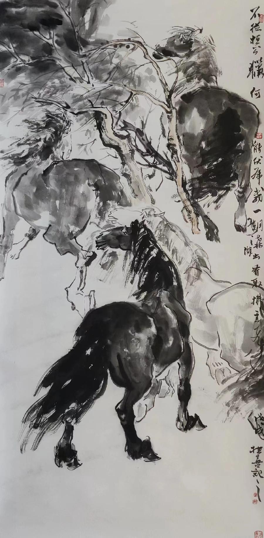 【雅诗总会】飞驰在艺术田园的灵动——著名画家刘植喜作品欣赏（图16）