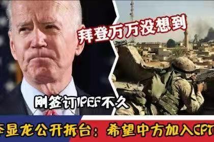 捣练子-拜登ⅠPEF遭显龙CPTPP拆台 文/冯志清(上海)【冰心文化传媒】(图3)