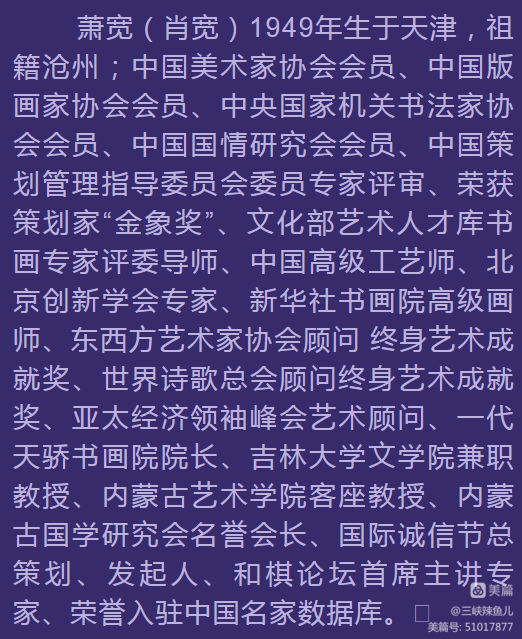 【雅诗总会】张玉新(三峡辣鱼儿)眼中的艺术家萧宽（图8）