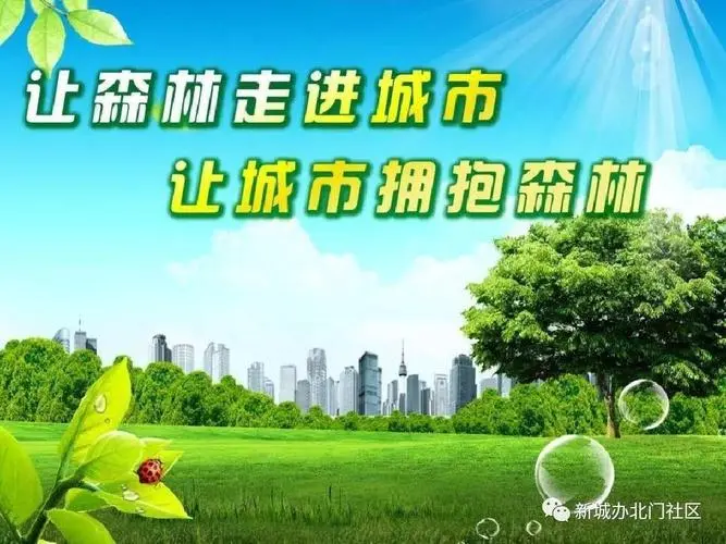 森林城市绿色家园赞