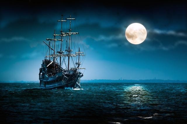 【经典推荐】昨夜天//半溪闲云半溪画 一船月明一船风（图4）