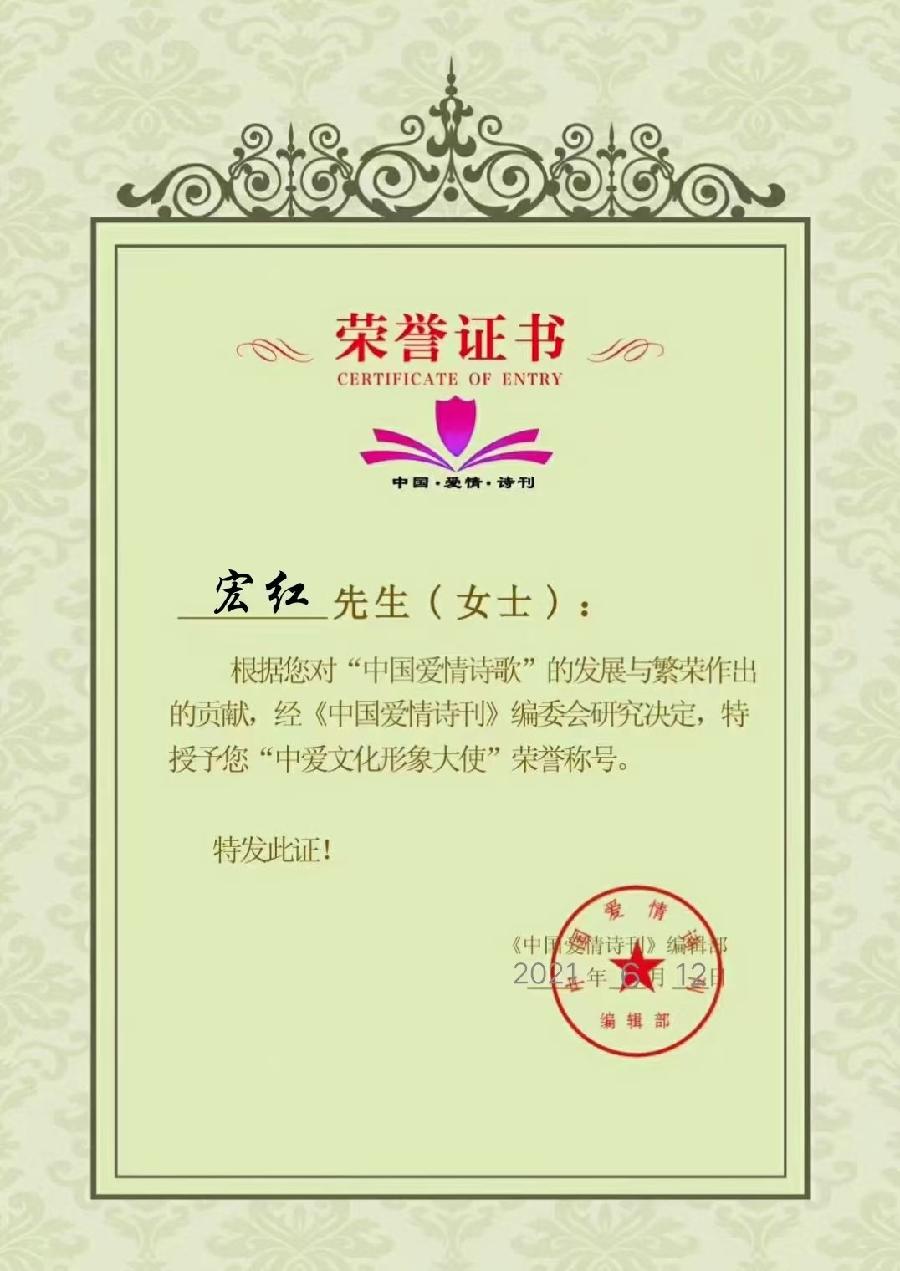 【诗人档案】诗人宏红的诗【第4期】组稿：灿灿 审核：宏红（图23）