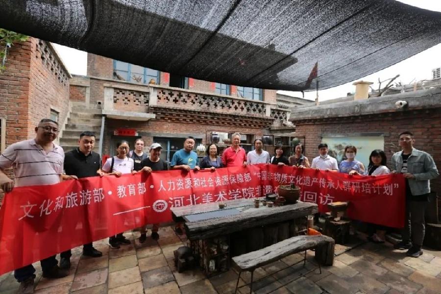 中国非遗传承人群研培计划-河北美术学院非遗研究中心赴井陉开展“研培”回访活动(图19)
