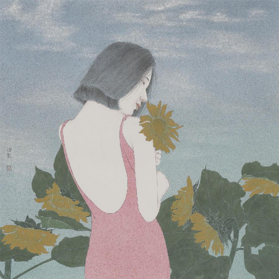 沧州市文联秀林计划美术作品展“喜迎二十大”青年艺术家高海龙中国画作品展(图7)