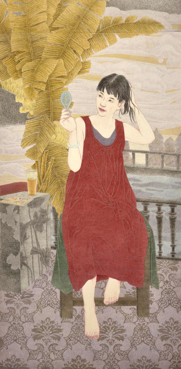 沧州市文联秀林计划美术作品展“喜迎二十大”青年艺术家高海龙中国画作品展(图5)