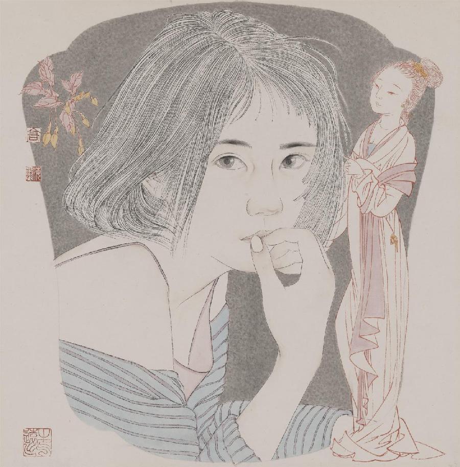 沧州市文联秀林计划美术作品展“喜迎二十大”青年艺术家高海龙中国画作品展(图10)