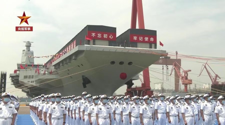 【九江文学社:北京头条】《热烈祝贺中国福建号航母下水》美文欣赏(图5)
