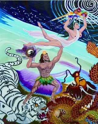 《伏羲女娲与三星堆文化》文/山东龙口市李庆成 制作【都市头条采菊东篱文学社】(图2)