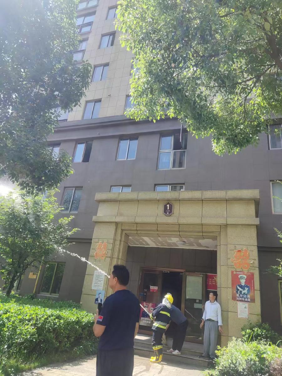 东至大渡口南郡水岸开展消防演练(图3)