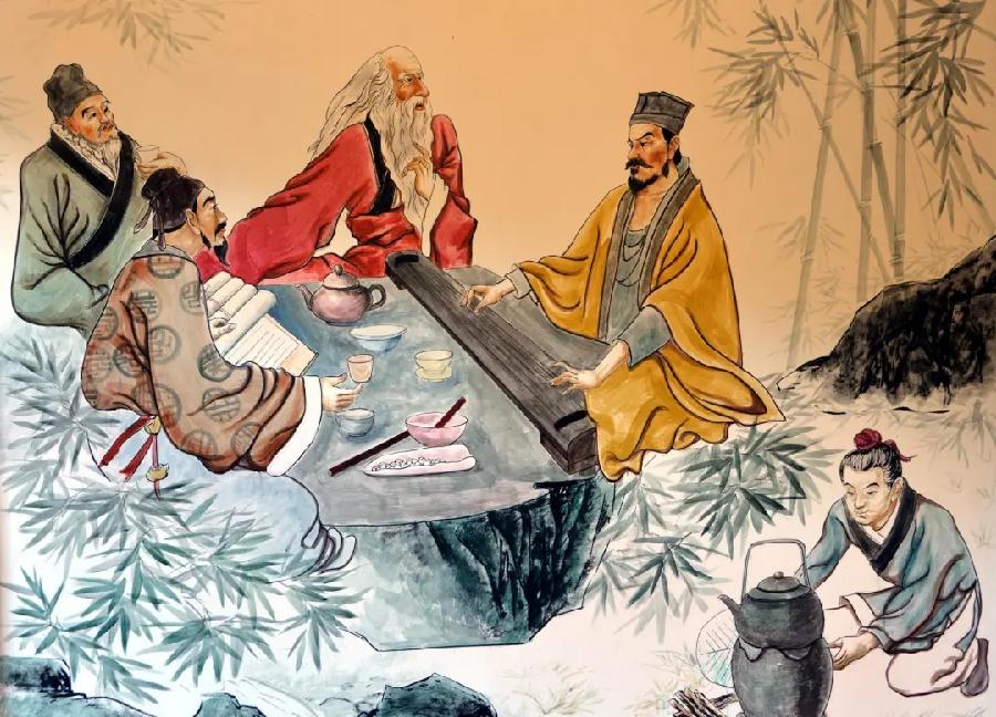 西江月•茶仙诗怪卢仝(外二首)文/李尚森(图6)
