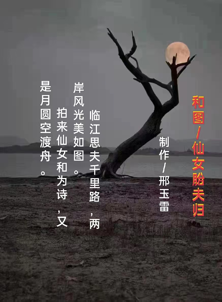 枯枝月影,诗友唱和!(图4)