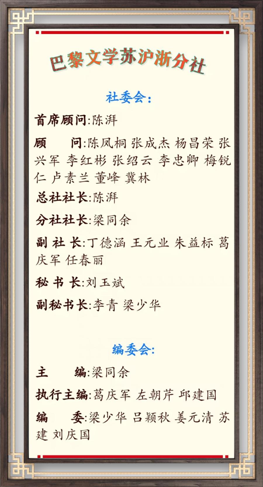 巴黎文学苏沪浙分社第一期微刊《热烈祝贺巴黎文学苏沪浙分社成立》（图180）