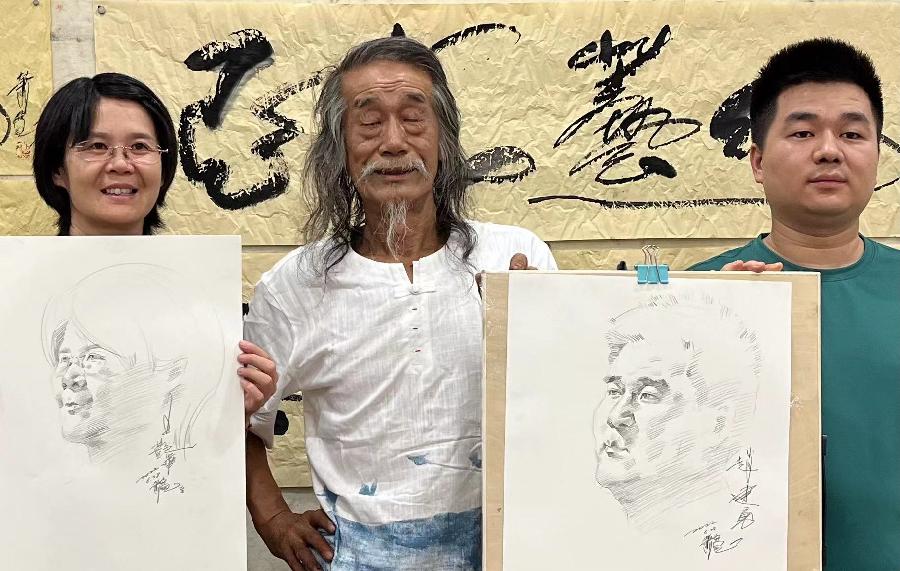 【雅诗总会】艺术家萧宽为朋友泼墨挥毫艺术欣赏（图15）