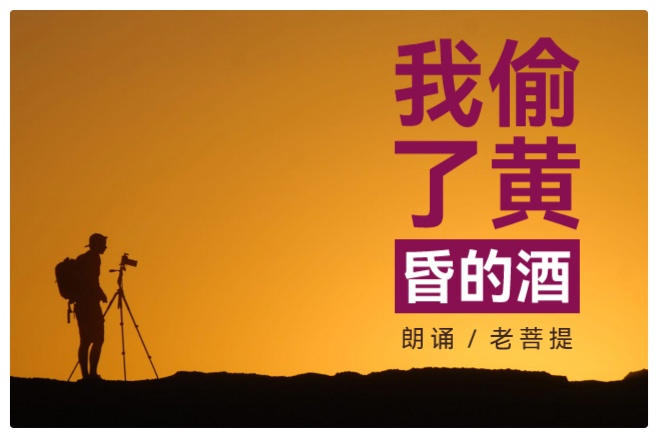 我偷了黄昏的酒ll文字来源网络ll朗诵：老菩提（图2）