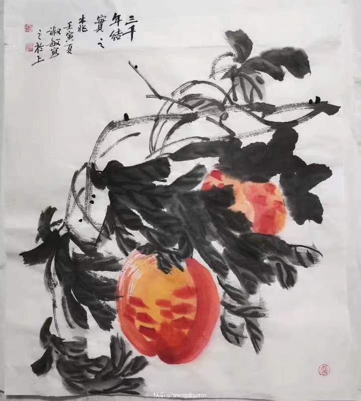 【雅诗总会】清新隽永写风华——著名画家孟淑敏作品欣赏(图5)