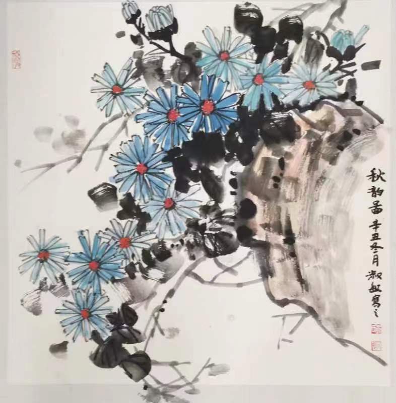 【雅诗总会】清新隽永写风华——著名画家孟淑敏作品欣赏(图14)
