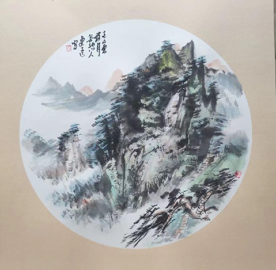 【庆七一·喜迎二十大】水墨名家徐连臣绘画向党献礼(图3)