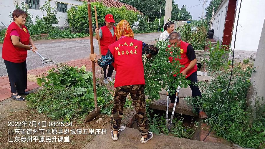志愿服务助推建设美丽乡村