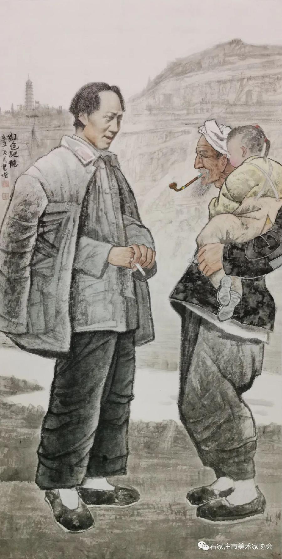 石家庄市美术家协会“画说石家庄~庆祝建党101周年”美术作品网络展(第3期)(图8)