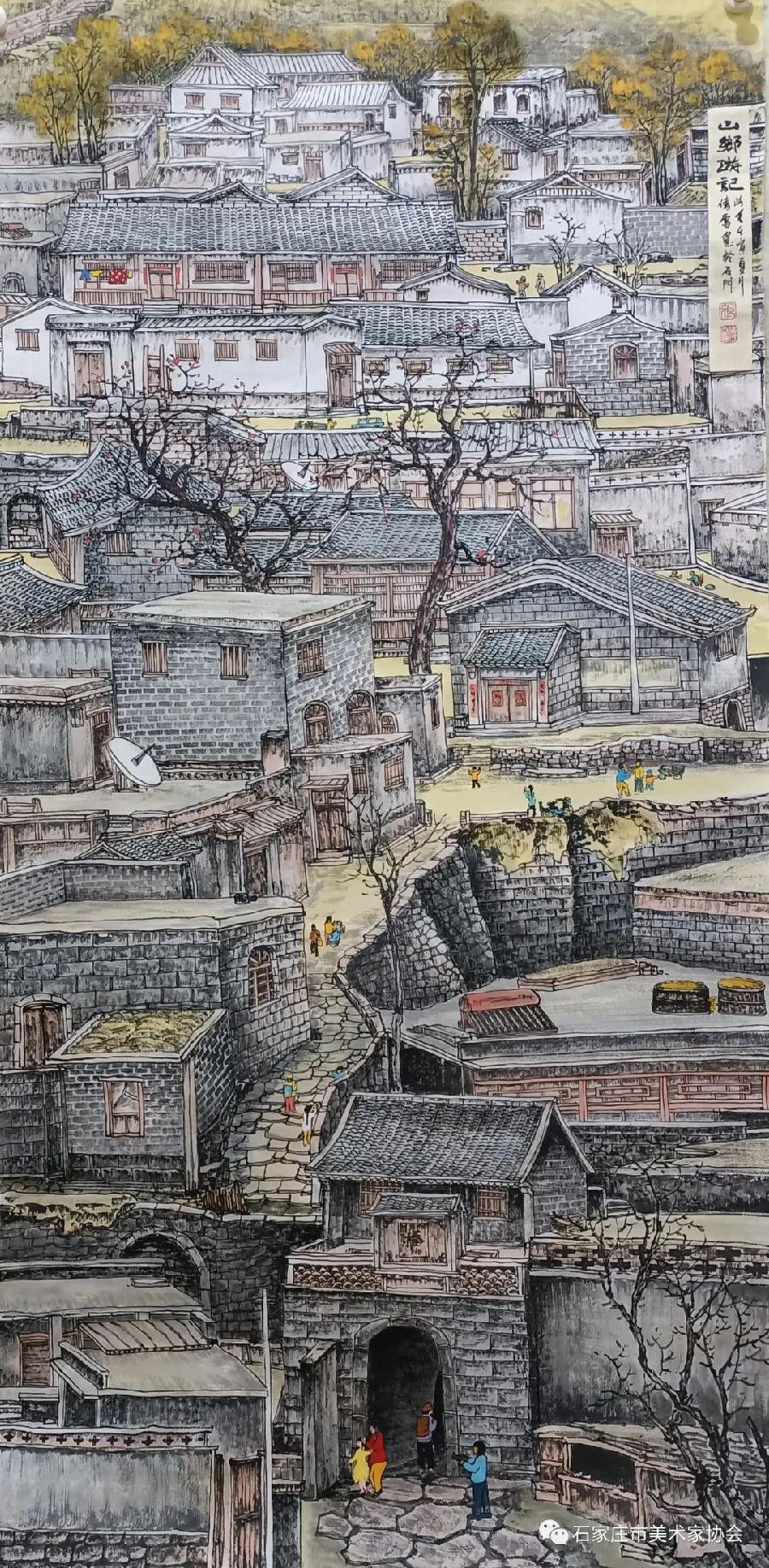 石家庄市美术家协会“画说石家庄~庆祝建党101周年”美术作品网络展(第3期)(图11)