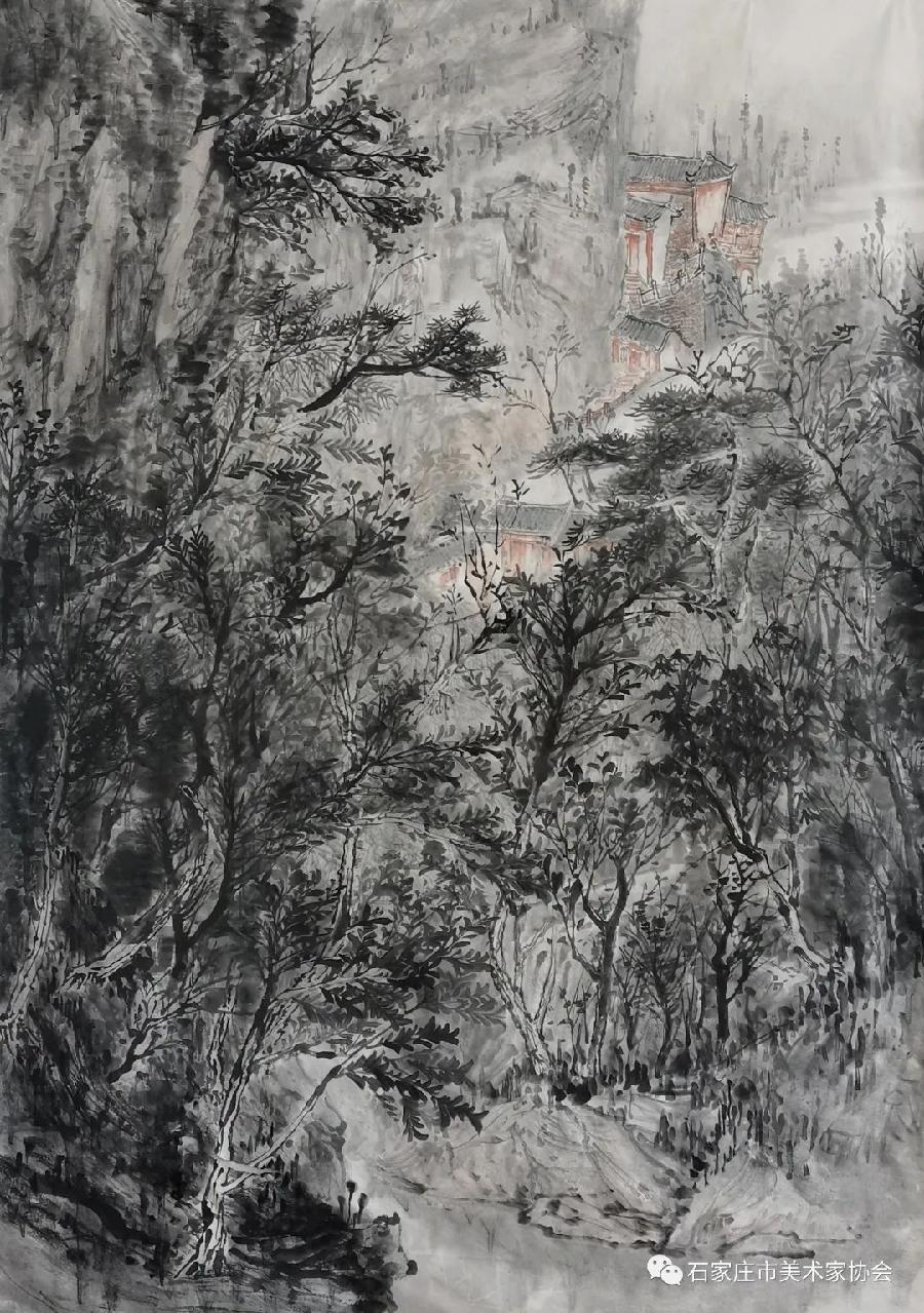 石家庄市美术家协会“画说石家庄~庆祝建党101周年”美术作品网络展(第3期)(图13)