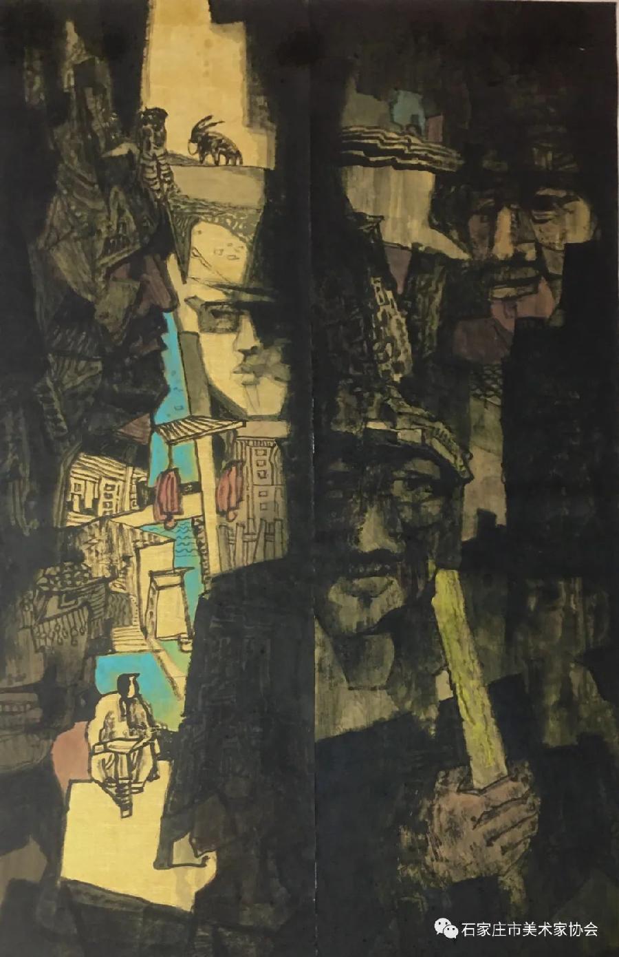 石家庄市美术家协会“画说石家庄~庆祝建党101周年”美术作品网络展(第3期)(图18)