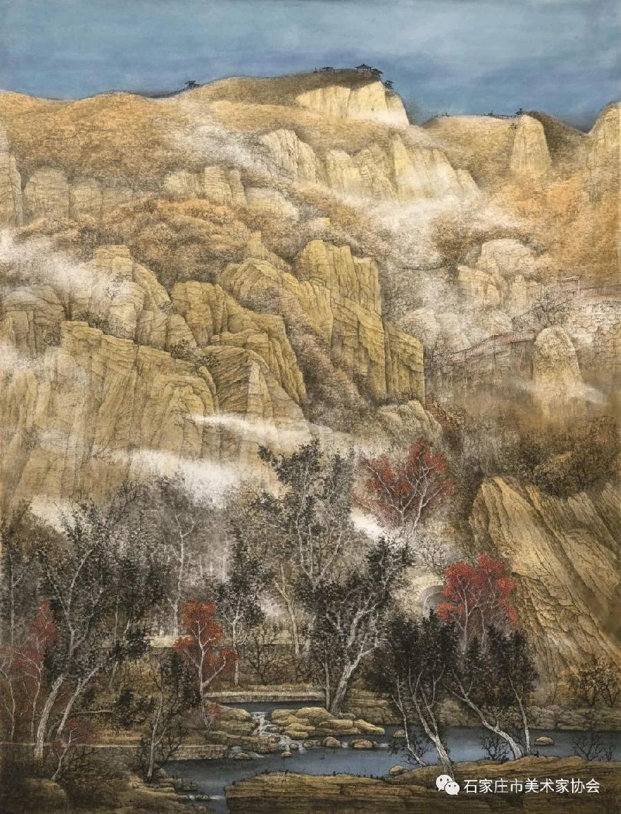 石家庄市美术家协会“画说石家庄~庆祝建党101周年”美术作品网络展(第3期)(图22)