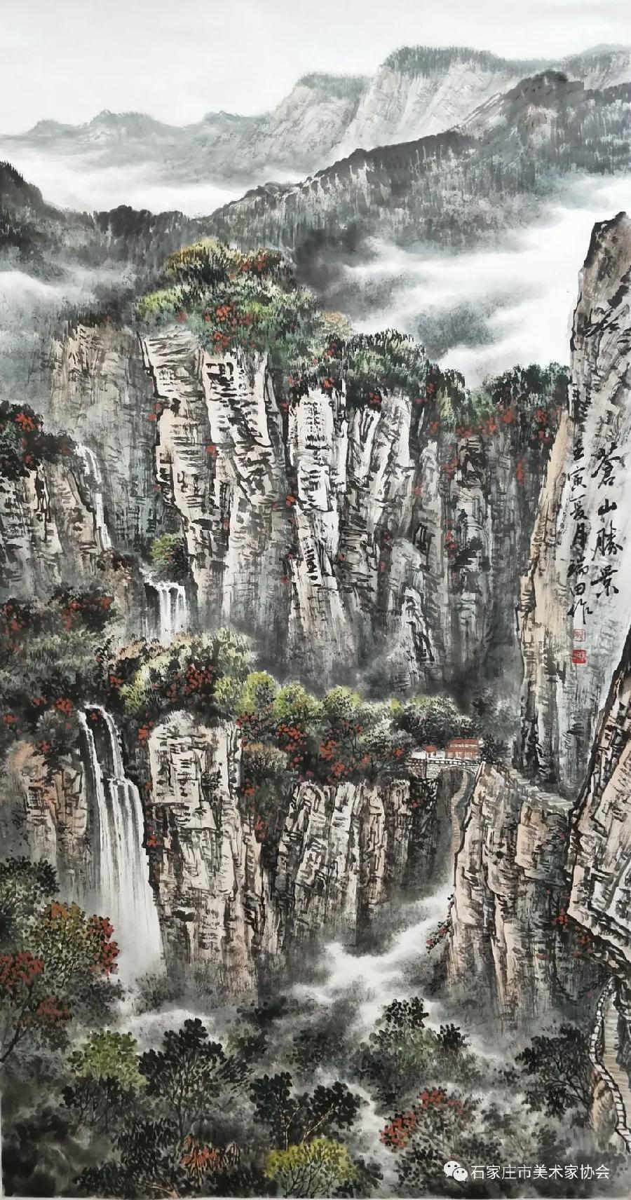 石家庄市美术家协会“画说石家庄~庆祝建党101周年”美术作品网络展(第3期)(图25)