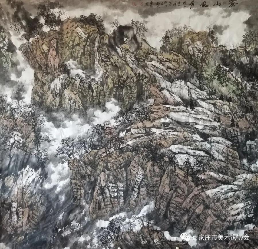 石家庄市美术家协会“画说石家庄~庆祝建党101周年”美术作品网络展(第3期)(图28)