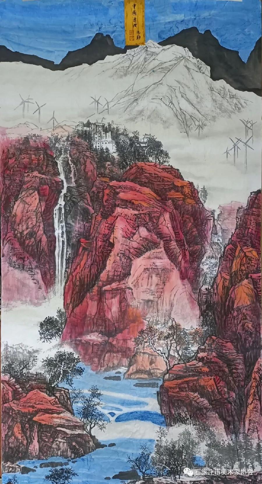 石家庄市美术家协会“画说石家庄~庆祝建党101周年”美术作品网络展(第3期)(图31)