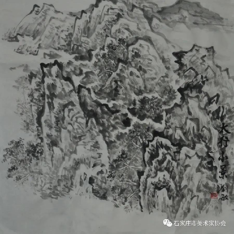石家庄市美术家协会“画说石家庄~庆祝建党101周年”美术作品网络展(第3期)(图35)