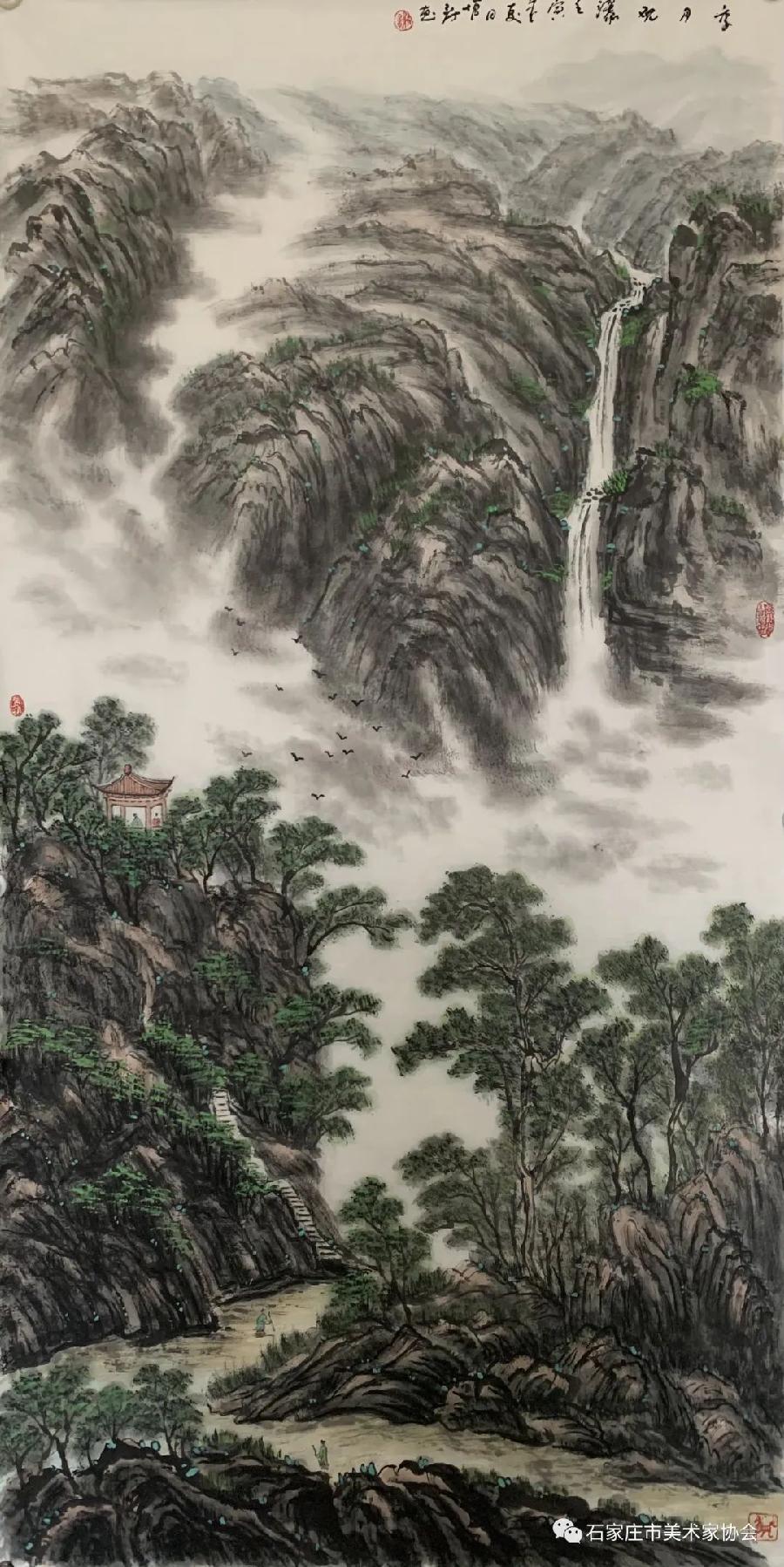 石家庄市美术家协会“画说石家庄~庆祝建党101周年”美术作品网络展(第3期)(图37)